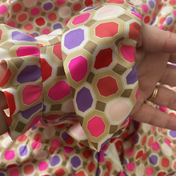 Kate Spade Aubrey silk Wrap Dress with Sash 10 silk - Picture 14 of 14